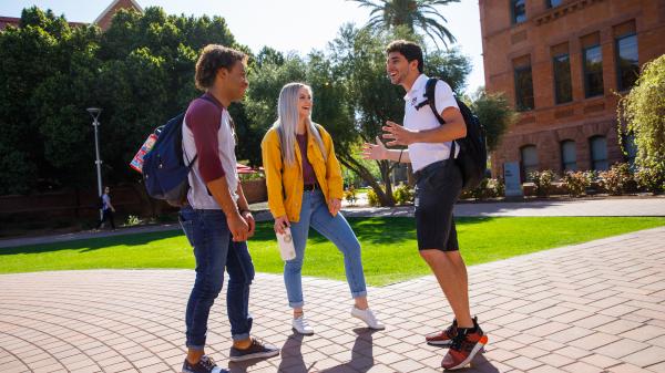 students in tempe campus